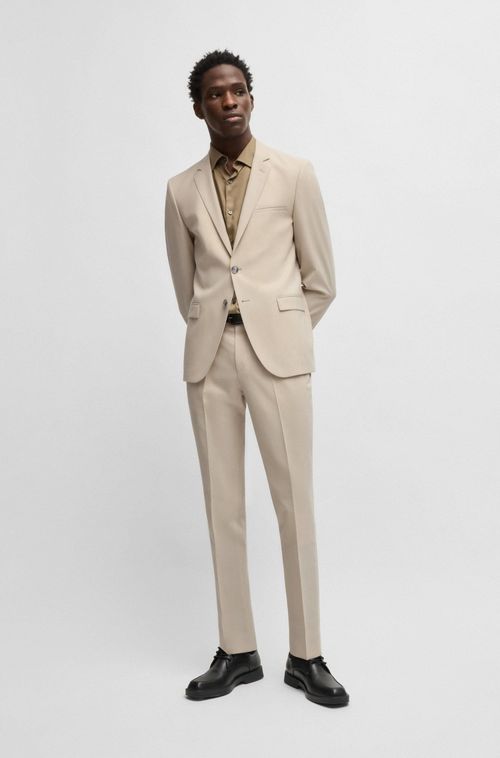 Terno Extra-Slim Fit Em Mistura De Lã Melange