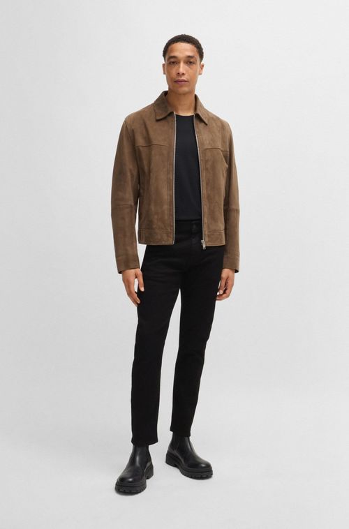 Calças Jeans Delaware Pretas Com Ajuste Slim