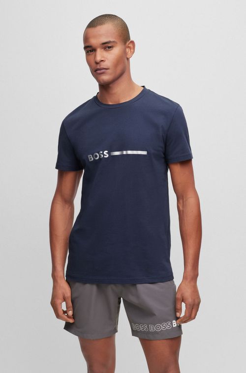 Camiseta Regular Fit Em Algodão Com Proteção UV
