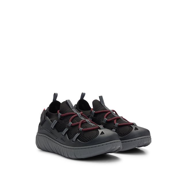 Tênis Slip-On Estilo Meia Com Cabedais De Malha Tricotada