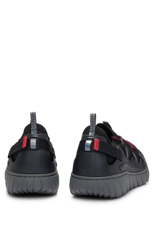 Tênis Slip-On Estilo Meia Com Cabedais De Malha Tricotada