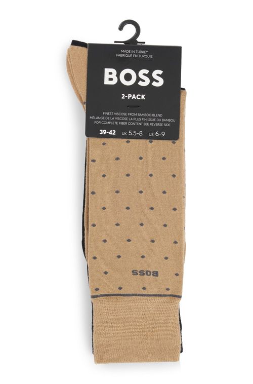Pack De Dois Pares De Meias Com Logo