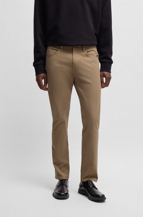 Calças Delaware Slim-Fit Em Tecido Stretch De Performance
