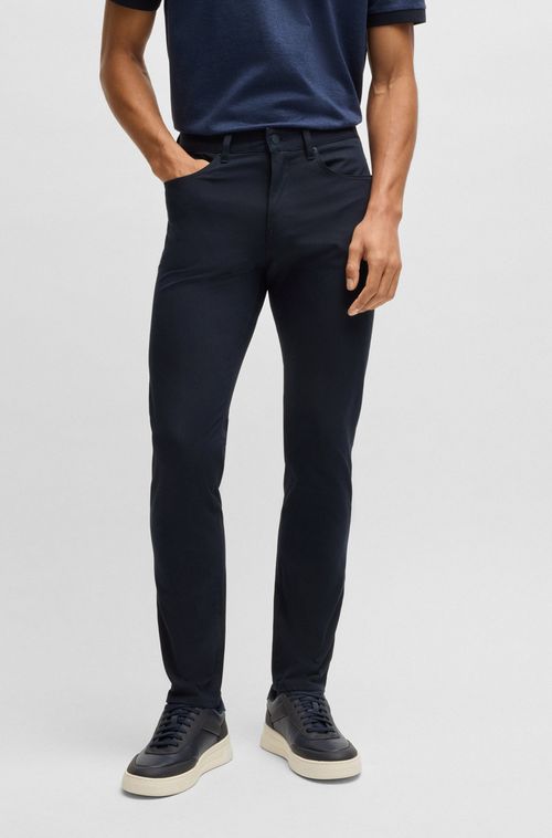 Calças Delaware Slim-Fit Em Tecido Stretch De Performance