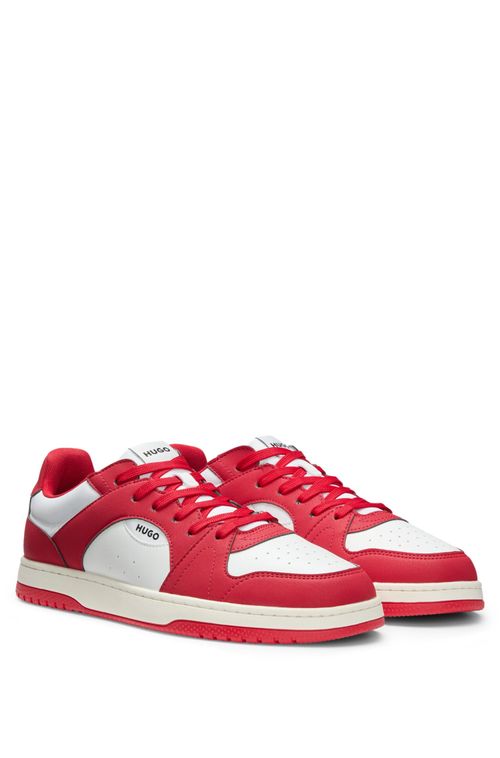 Tênis De Cano Baixo Com Couro Sintético