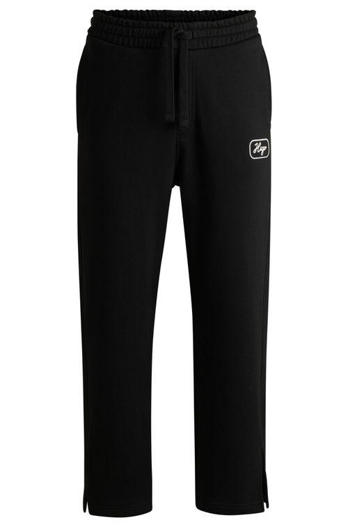 Calça De Treino Em De Algodão Com Logo Bordados