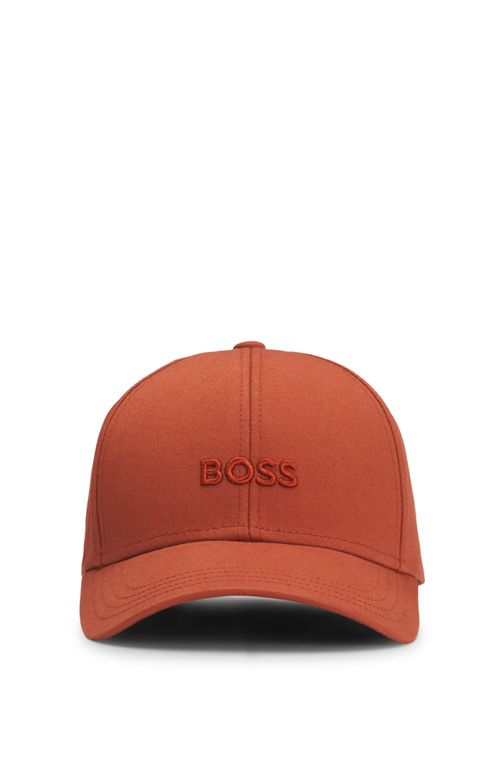 Boné Em Sarja De Algodão Com O Logo Bordado