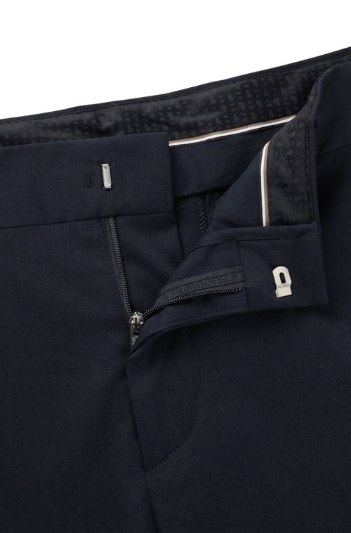 Calça Formal Em Algodão Elástico Confortável