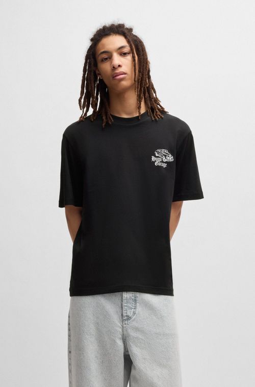 Camiseta Em Algodão Com Estampa Gráfica De Carros