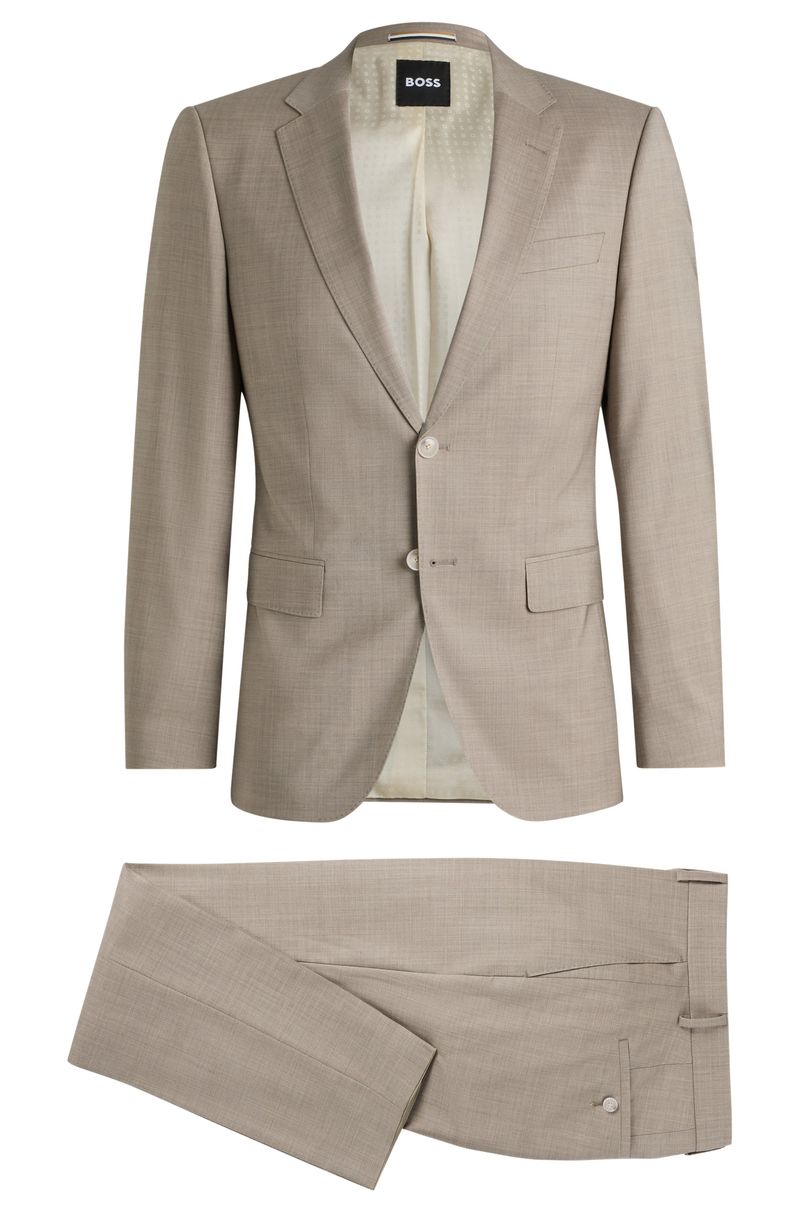 Terno Slim-Fit Em Lã Virgem