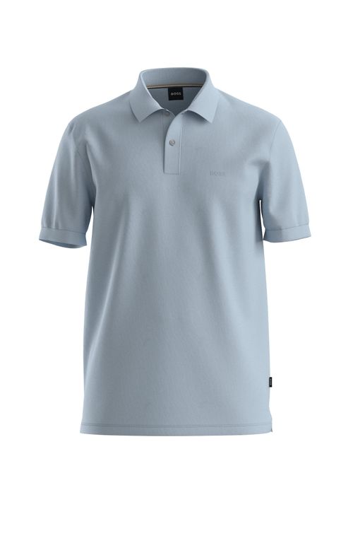 Polo Pallas De Ajuste Regular Em Algodão Com Logo Bordado