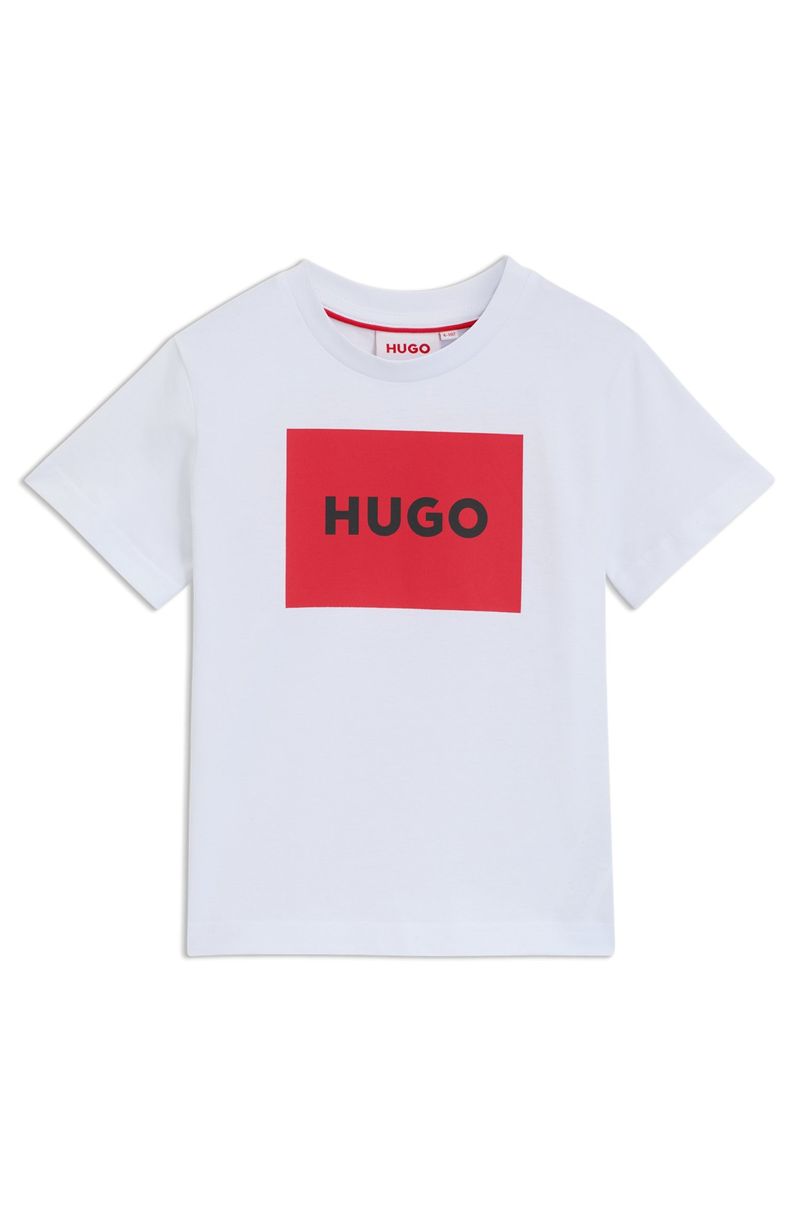 Camiseta Infantil Em Algodão Puro Com Logo