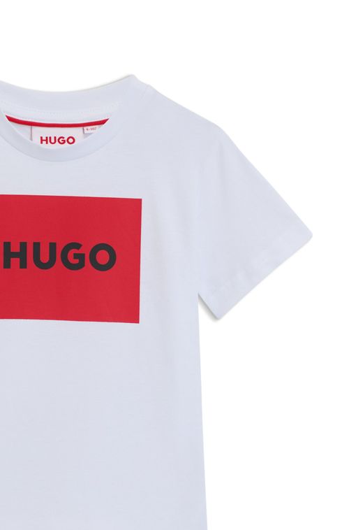 Camiseta Infantil Em Algodão Puro Com Logo