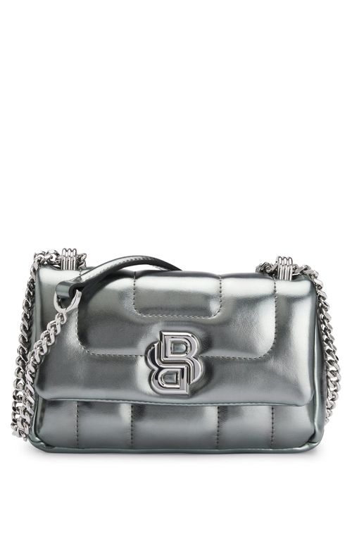 Bolsa A Tiracolo De Couro Sintético Com Monograma Double B