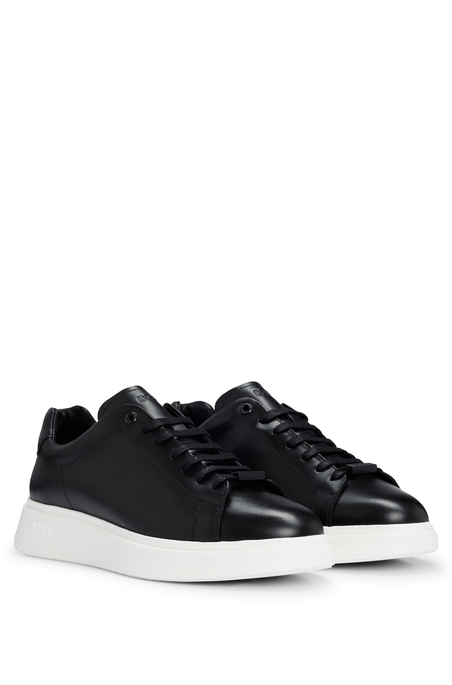 Calçado Sapatilhas Hugo Boss Homem Sapato Social Hugo Boss Couro