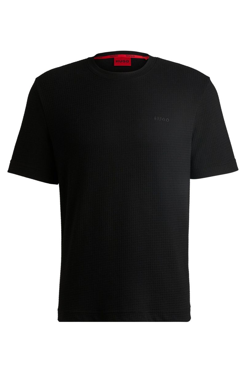 Camiseta De Pijama Com Logo Bordado