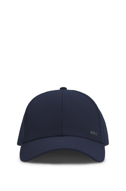 Boné Em Malha Piqué Com Emblema De Logo