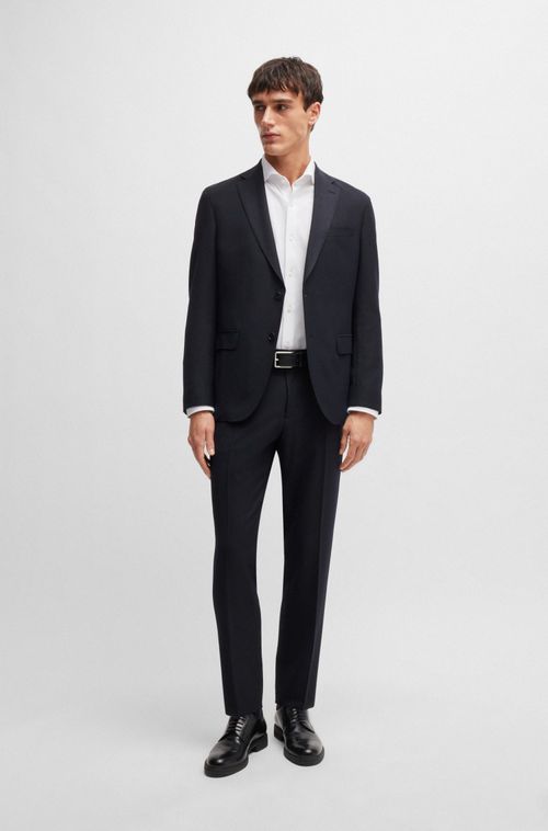 Camisa De Ajuste Slim Em Jersey Piqué De Algodão