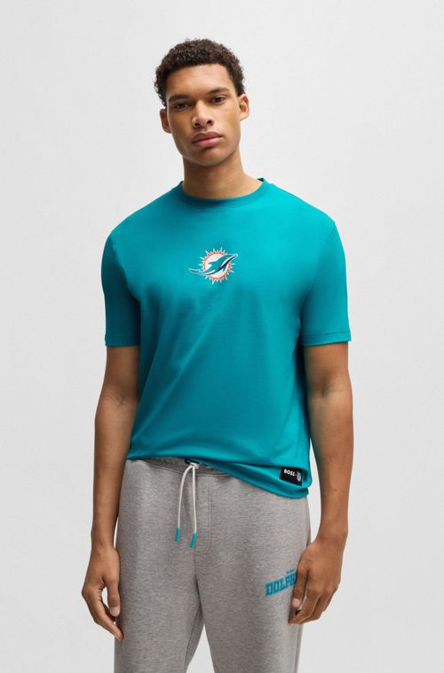 Camiseta BOSS X NFL De Algodão Com Marca Especial