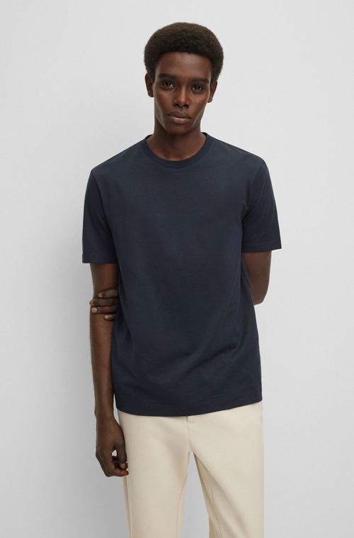 Camiseta Regular Fit Em Jersey De Algodão