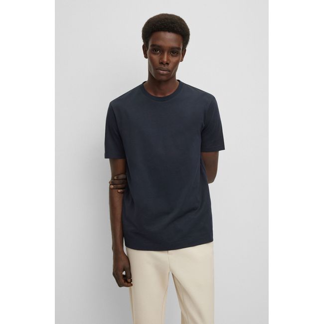 Camiseta Regular Fit Em Jersey De Algodão