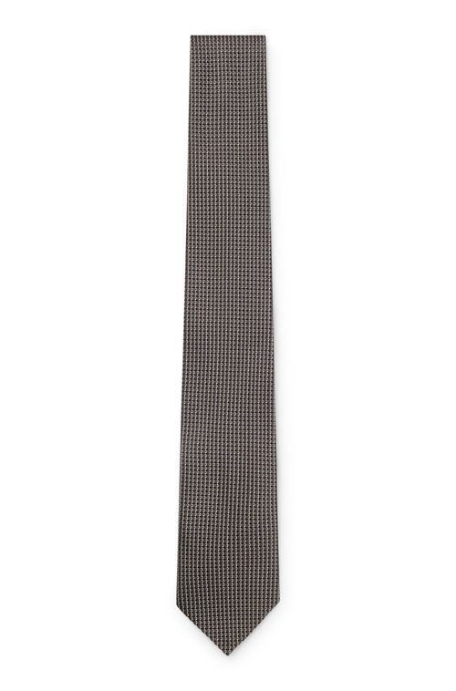 Gravata De Seda Com Micropadrão
