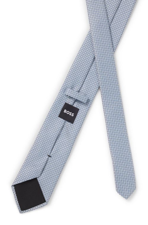Gravata De Mistura De Seda Com Micropadrão