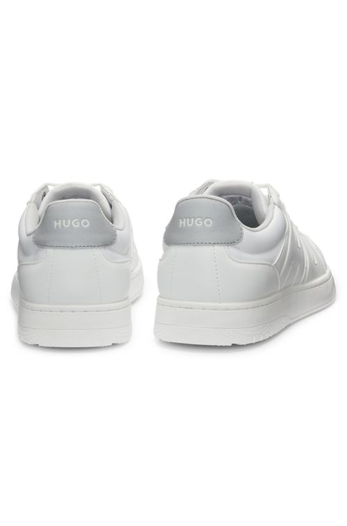 Tênis Em Couro Sintético Com Partes Superiores De Logo