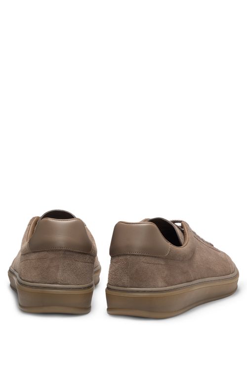 Tênis De Cano Baixo BECKHAM X BOSS Em Camurça