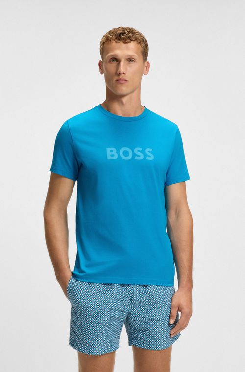 Camiseta Em Jersey De Algodão Com Proteção Uv Fps 50+