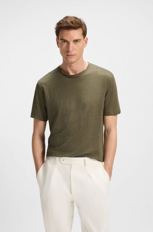 Camiseta BECKHAM X BOSS Em Linho Suave