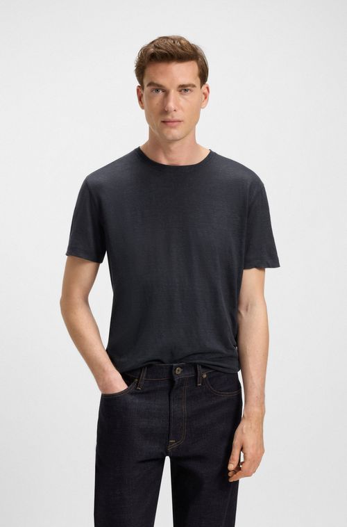 Camiseta BECKHAM X BOSS Em Linho Suave
