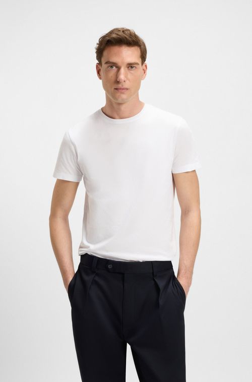 Camiseta BECKHAM X BOSS Em Algodão Mercerizado