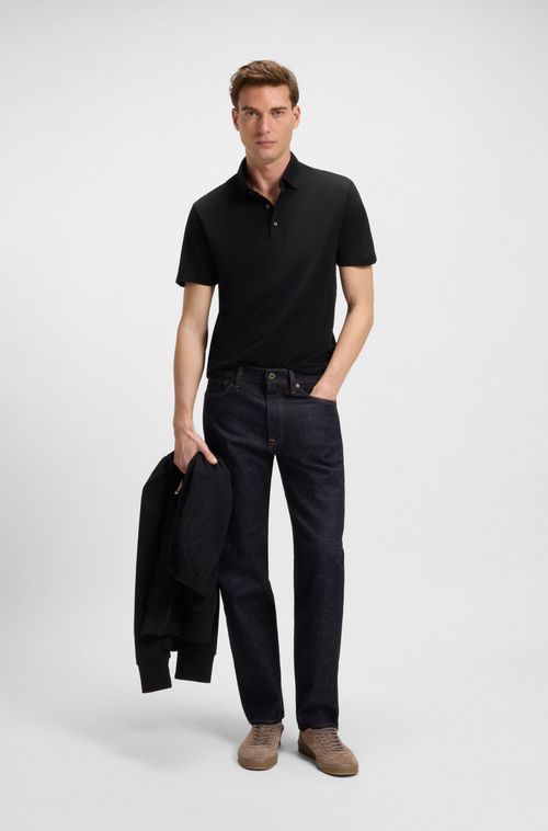 Polo BECKHAM X BOSS Em Algodão E Seda