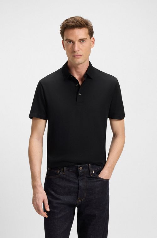 Polo BECKHAM X BOSS Em Algodão E Seda