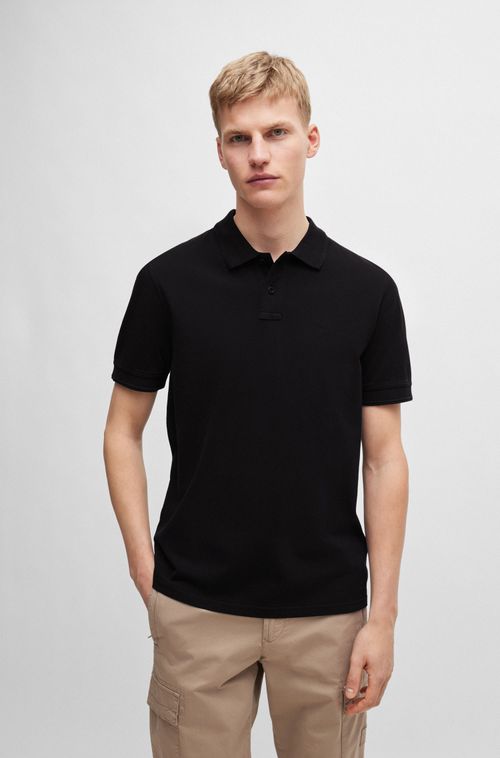 Polo De Algodão Com Estampa De Logo