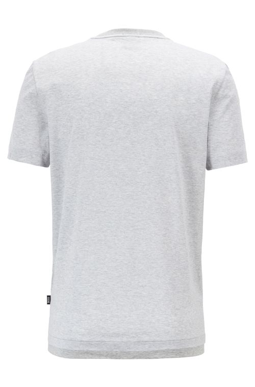 Camiseta Slim Fit Em Algodão Mouliné Mercerizado