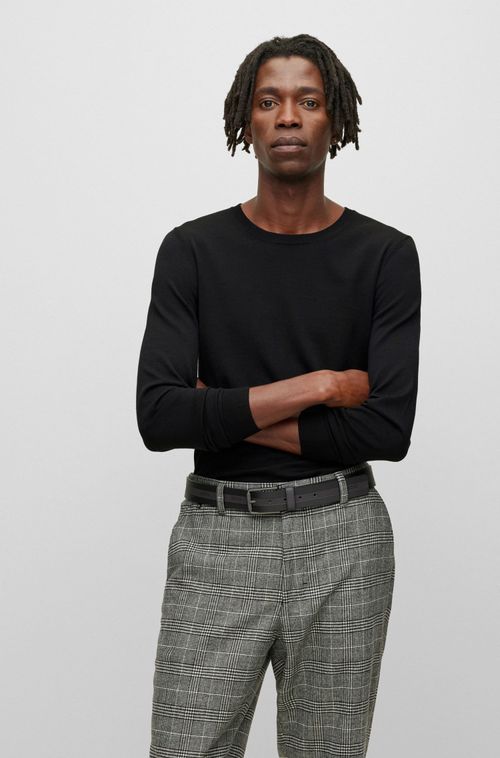 Sueter Slim Fit Em Lã Virgem