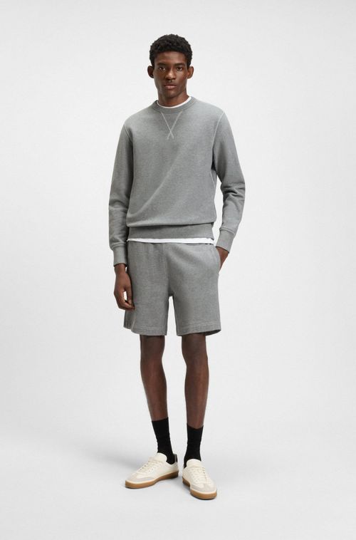 Shorts De Ajuste Oversized BECKHAM X BOSS Em Algodão