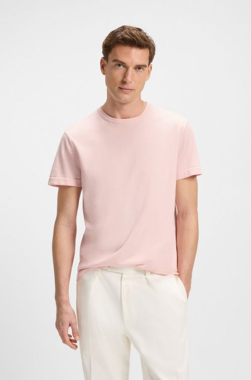 Camiseta De Malha BECKHAM X BOSS Em Algodão