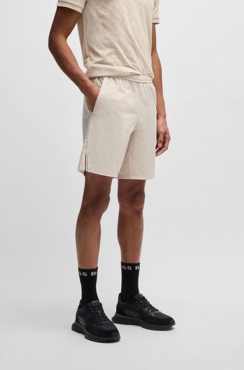 Shorts Em Tecido Super Elástico E De Secagem Rápida