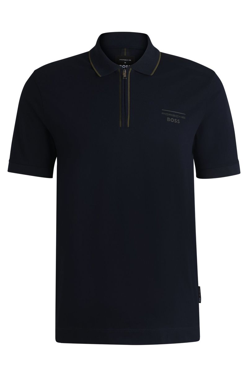 Polo De Algodão Elástico Porsche X BOSS