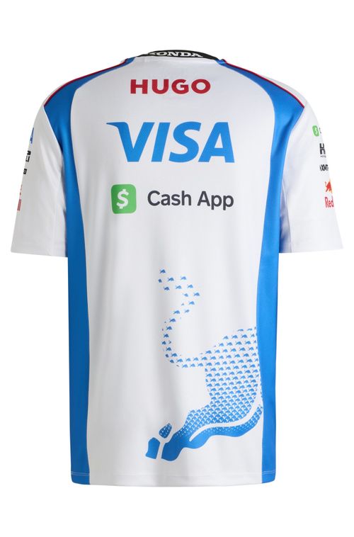 Camiseta HUGO x VCARB com logo degradê