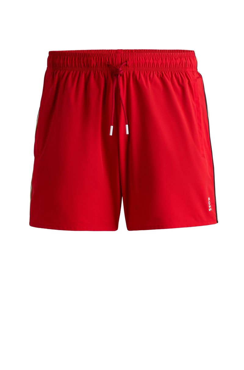 Shorts De Banho Forrados Com Risca Exclusiva