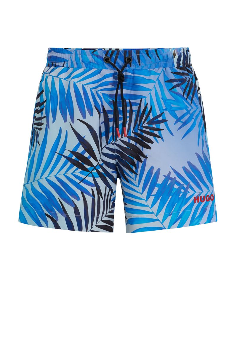 Shorts De Banho Totalmente Forrados Com Estampa Sazonal
