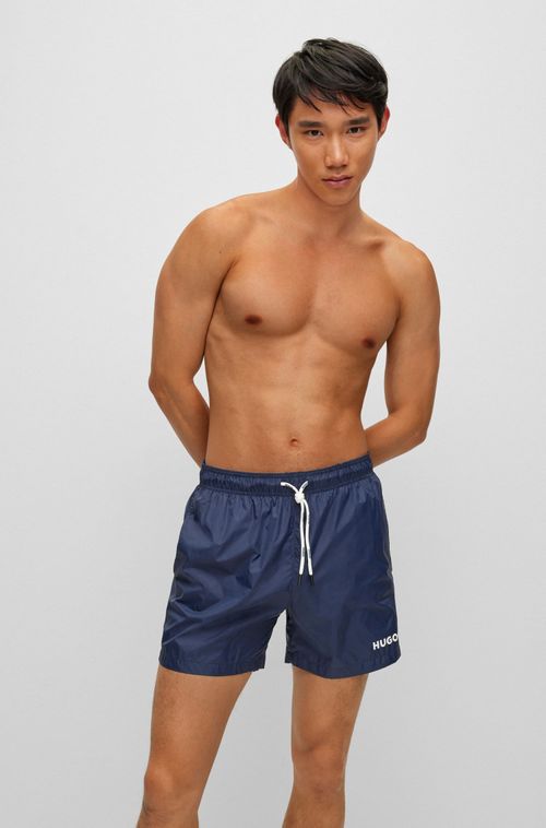 Shorts De Praia De Secagem Rápida Em Tecido Reciclado