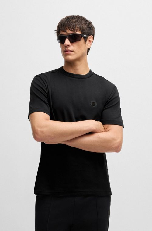 Camiseta Termorreguladora Em Algodão Com Monograma Double B