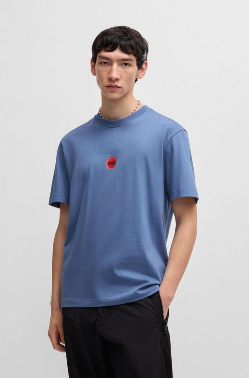 Camiseta De Algodão Com Logos De Corrida
