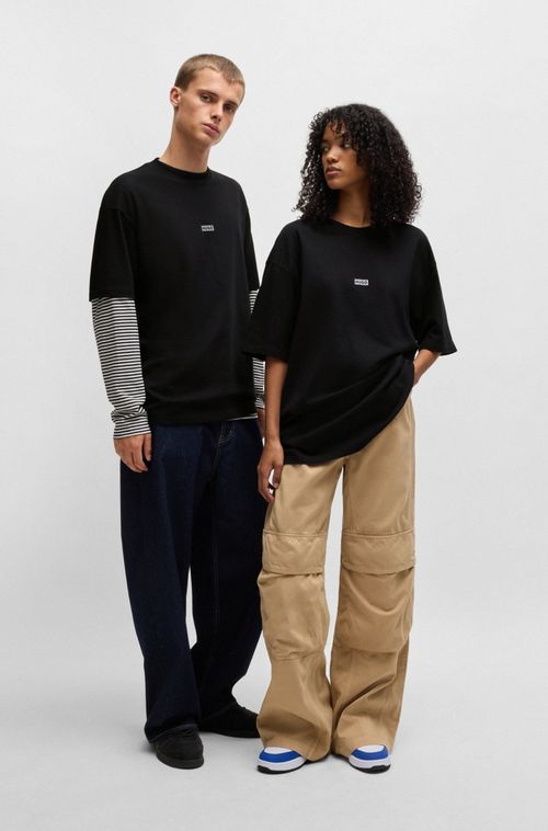 Camiseta De Algodão Com História Do Logo