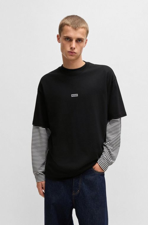 Camiseta De Algodão Com História Do Logo